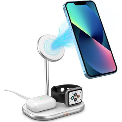 Energizer 3-in-1 15W Magnetic Wireless Fast Charger White (WCP303)