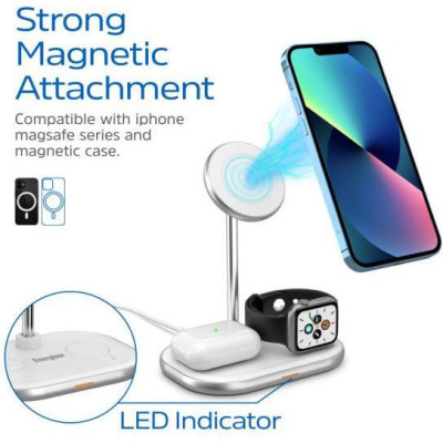 Energizer 3-in-1 15W Magnetic Wireless Fast Charger White (WCP303)