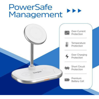 Energizer 3-in-1 15W Magnetic Wireless Fast Charger White (WCP303)