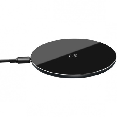 Baseus Simple Wireless Charger 15W Black (WXJK-B01)