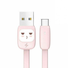 Usams microUSB U6 Candy 2A 1.2m Pink