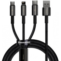 Baseus Tungsten Gold 3-in-1 1.5m Black (CAMLTWJ-01)