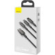 Baseus Tungsten Gold 3-in-1 1.5m Black (CAMLTWJ-01)
