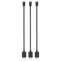 Timstool USB to Type-С 0.21 м 3 шт Black (DC21-TC-BL)