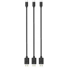 Timstool USB to Type-С 0.21 м 3 шт Black (DC21-TC-BL)