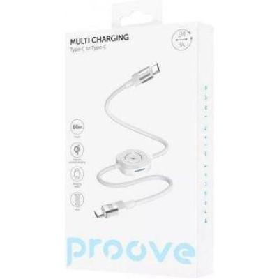 Proove Multi Charging USB Type-C to USB Type-C 60W White (CCMT27002101)