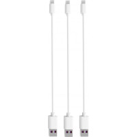 Timstool USB to microUSB 0.21 м 3 шт White (DC21-MU-WT)