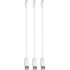 Timstool USB to microUSB 0.21 м 3 шт White (DC21-MU-WT)