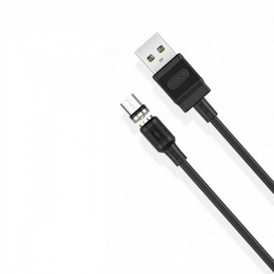 XO MicroUSB NB187 Magnetic 2.1A 1.0m Black