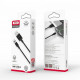 XO MicroUSB NB187 Magnetic 2.1A 1.0m Black