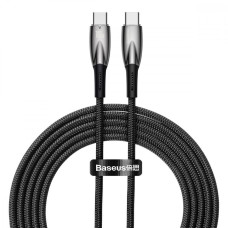 Baseus Glimmer Series Fast Charging Data Cable Type-C to Type-C 100W 2m Black (CADH000801)