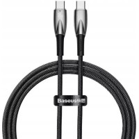 Baseus Glimmer Series Fast Charging Data Cable Type-C to Type-C 100W 2m Black (CADH000801)