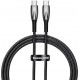 Baseus Glimmer Series Fast Charging Data Cable Type-C to Type-C 100W 2m Black (CADH000801)