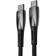 Baseus Glimmer Series Fast Charging Data Cable Type-C to Type-C 100W 2m Black (CADH000801)