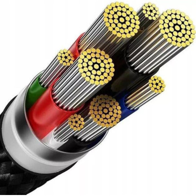 Baseus Glimmer Series Fast Charging Data Cable Type-C to Type-C 100W 2m Black (CADH000801)