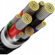 Baseus Glimmer Series Fast Charging Data Cable Type-C to Type-C 100W 2m Black (CADH000801)