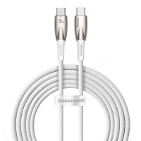 Baseus Cafule Glimmer Series Type-C to Type-C 100W 2m White (CADH000802)