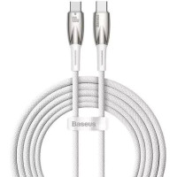 Baseus Cafule Glimmer Series Type-C to Type-C 100W 2m White (CADH000802)