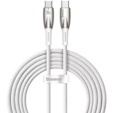 Baseus Cafule Glimmer Series Type-C to Type-C 100W 2m White (CADH000802)