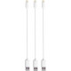 Timstool USB to Lightning 0.21 м 3 шт. White (DC21-LT-WT)