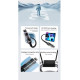 Baseus Gem Fast-Charging Data Cable USB Type-C to Lightning 20W 2m Nebula Purple (P10373001511-01)
