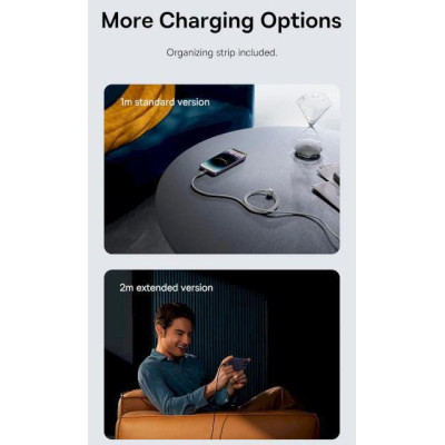 Baseus Gem Fast-Charging Data Cable USB Type-C to Lightning 20W 2m Nebula Purple (P10373001511-01)