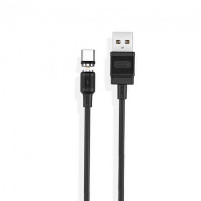 XO Type-C NB187 Magnetic 2.1A 1.0m Black