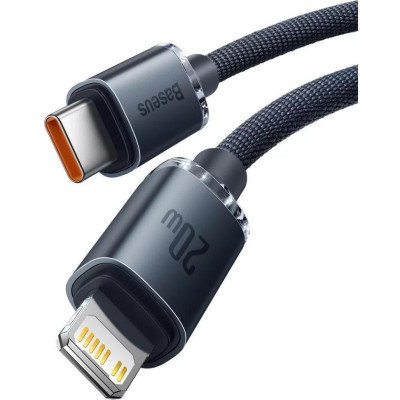 Baseus USB-C to Lightning Crystal Shine 20W 1.2m Black (CAJY000201)