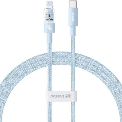 Baseus Gem Fast-Charging Data Cable USB Type-C to Lightning 20W 2m Galaxy Blue (P10373001311-01)