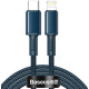 Baseus High Density Braided Fast Charging Data Cable Type-C to iP PD 20W 1m Blue (CATLGD-03)