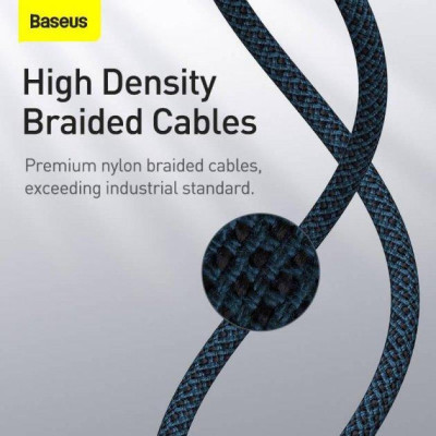 Baseus High Density Braided Fast Charging Data Cable Type-C to iP PD 20W 1m Blue (CATLGD-03)
