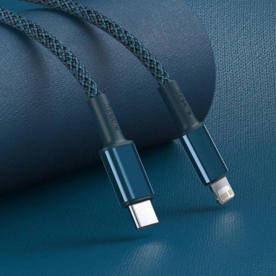 Baseus High Density Braided Fast Charging Data Cable Type-C to iP PD 20W 1m Blue (CATLGD-03)