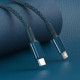 Baseus High Density Braided Fast Charging Data Cable Type-C to iP PD 20W 1m Blue (CATLGD-03)