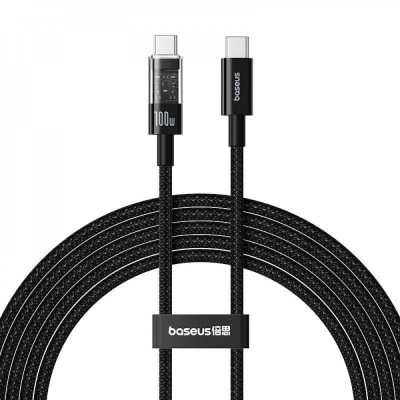 Baseus Gem USB Type-C to USB Type-C 100W 2m Black (P10373000111-01)