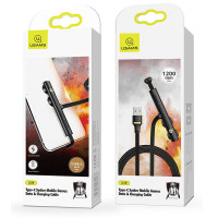 Usams Lightning U39 Sucker Mobile Games 2A 1.2m Black