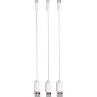 Timstool USB to Type-З 0.21 м 3 шт White (DC21-TC-WT)