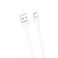 XO MicroUSB NB200 2.1A 2.0m White