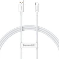 Baseus Superior Series USB Cable to USB-C Fast Charging Data 100W 1m White (P10320102214-01)