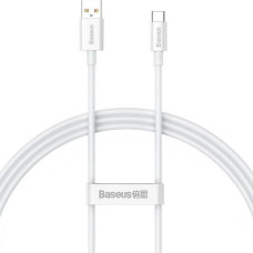 Baseus Superior Series USB Cable to USB-C Fast Charging Data 100W 1m White (P10320102214-01)