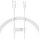 Baseus Superior Series USB Cable to USB-C Fast Charging Data 100W 1m White (P10320102214-01)