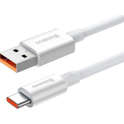 Baseus Superior Series USB Cable to USB-C Fast Charging Data 100W 1m White (P10320102214-01)