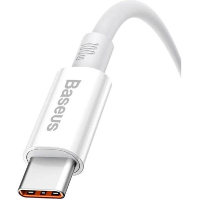 Baseus Superior Series USB Cable to USB-C Fast Charging Data 100W 1m White (P10320102214-01)
