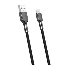 XO MicroUSB NB182 Zinc Alloy 2.4A 1.0m Black