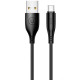 Usams Type-C U18 Round 2A 1.0m Black