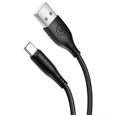 Usams Type-C U18 Round 2A 1.0m Black