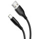Usams Type-C U18 Round 2A 1.0m Black
