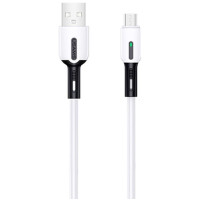 Usams microUSB U51 Silicone 2A 1.0m White