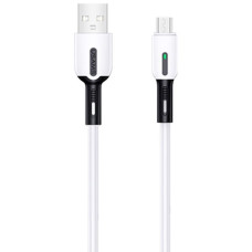 Usams microUSB U51 Silicone 2A 1.0m White