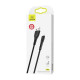 Usams Lightning U35 2A 1.0m Black