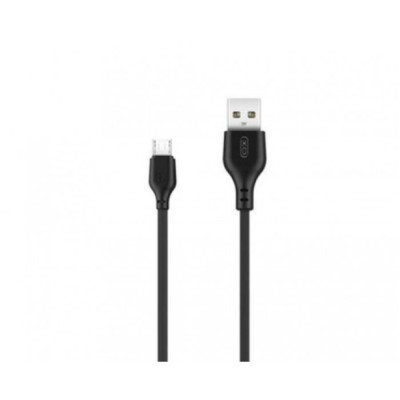 XO MicroUSB NB143 Braided 2.4A 1.0m Black